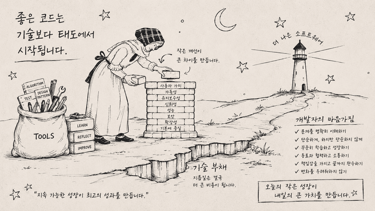개발을 시작하는 엔지니어가 반드시 갖춰야 할 기본기와 실천 원칙 9가지