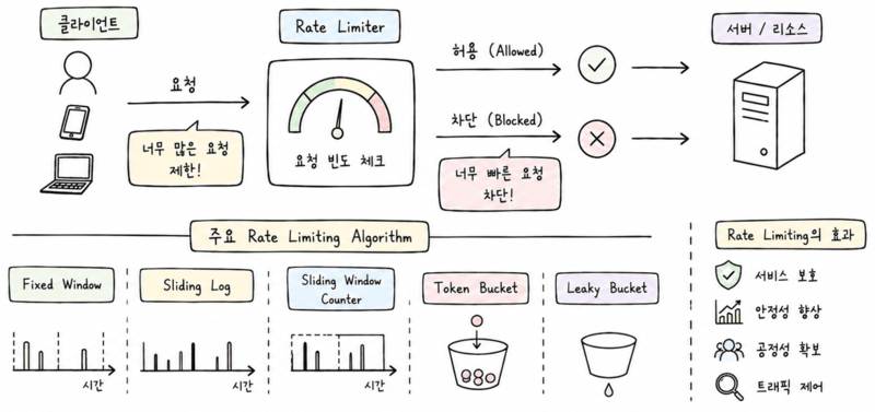 서비스 가용성 확보에 필요한 Rate Limiting Algorithm에 대해